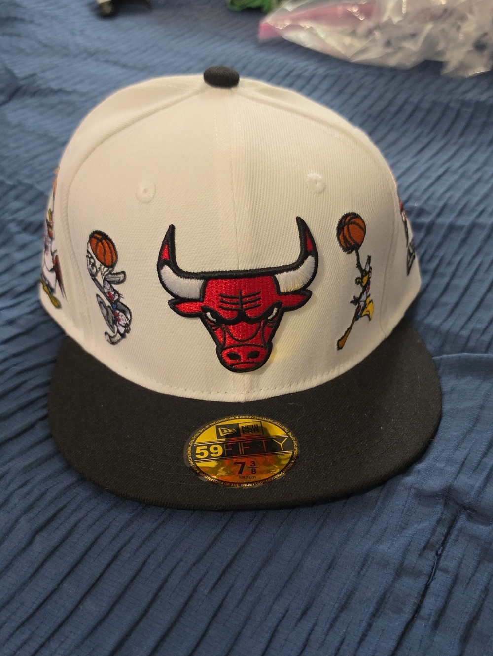 Hat with Chicago Bulls logo